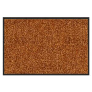 Karat Schmutzfangmatte Rhine - Sauberlaufmatte Fußmatte Türvorleger / 60 x 90 cm Braun