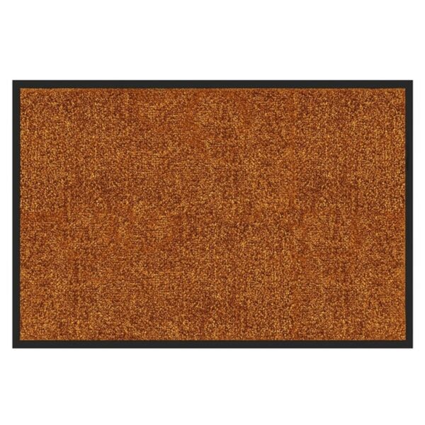 Karat Schmutzfangmatte Rhine - Sauberlaufmatte Fußmatte Türvorleger / 60 x 90 cm Braun