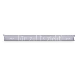 Bestlivings Zugluftstopper Mit Spruch 95 cm x 12 cm Grau Spruch 1