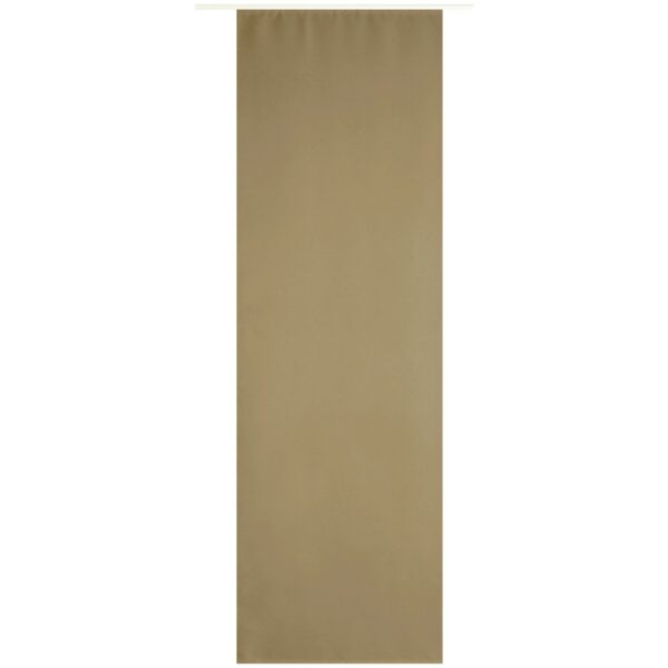 Bestlivings Gardine Blickdicht 60 cm x 245 cm Taupe Dunkel