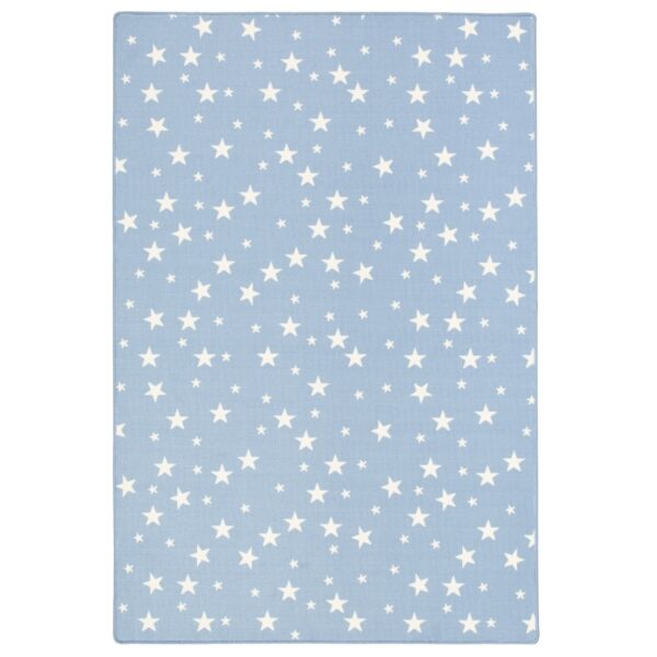 Snapstyle Kinder Spiel Teppich Sterne Blau 100x400cm