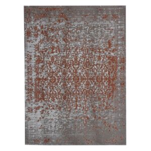 MeGusta Flachflor Teppich Vintage Beige - Rost Polyester 80x150 cm Luisa