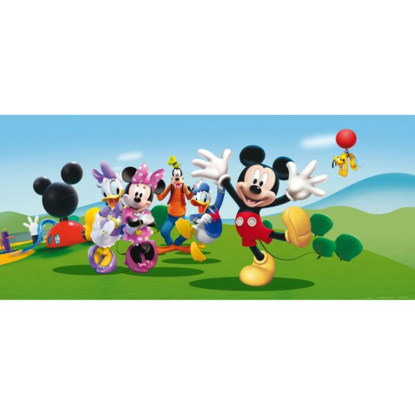 Disney Poster Micky Maus Blau und Grün 202 x 90 cm 600877