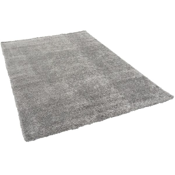 Pergamon Hochflor Langflor Teppich Aloha Grau 60x110cm