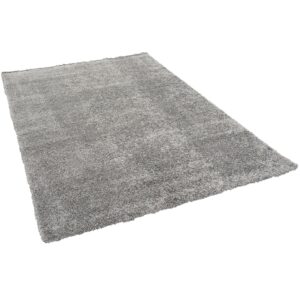 Pergamon Hochflor Langflor Teppich Aloha Grau 160x230cm