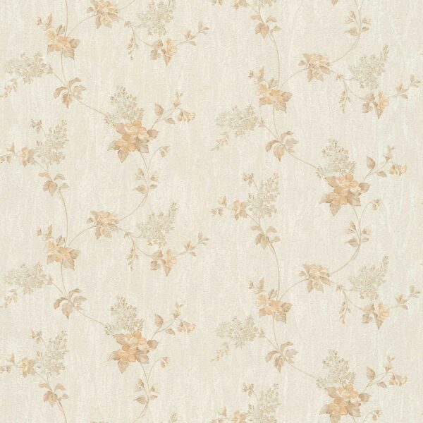 Tadessi Tapete Blumen Valentin M1 No 2957 Papiertapete Beige Creme Floral Klassik