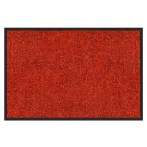 Karat Schmutzfangmatte Rhine - Sauberlaufmatte Fußmatte Türvorleger / 135 x 200 cm Rot