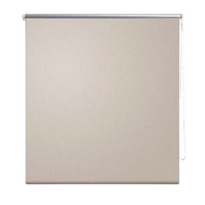 vidaXL Verdunklungsrollo Verdunkelungsrollo 40 x 100 Beige