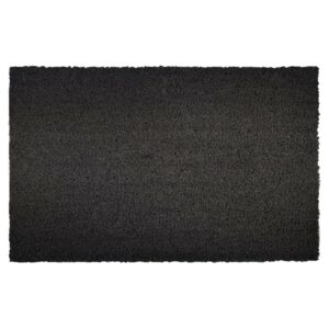 KARAT Kokosmatte Eingangsmatte Fußabtreter Schwarz 30 mm 50 x 80 cm