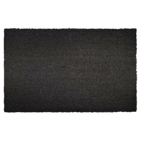 KARAT Kokosmatte Eingangsmatte Fußabtreter Schwarz 30 mm 50 x 80 cm