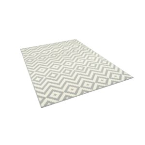 Pergamon Teppich Modern Trendline Rauten Grau 120x170cm