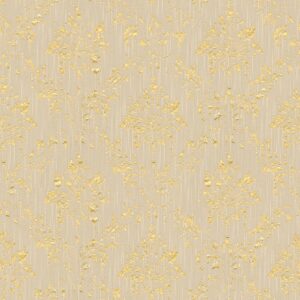 Bricoflor Glitzer Tapete Beige Gold Esszimmer und Wohnzimmer Barock Vliestapete mit Metallic Effekt Vlies Textiltapete mit Ornament Edel