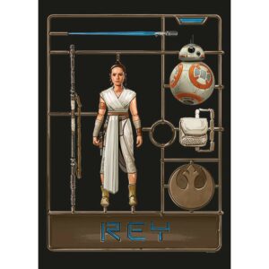 Disney Poster Star Wars Rey Braun 50 x 70 cm 610283