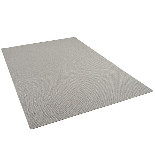 Snapstyle Natur Flachgewebe Teppich Bentzon Silber 80x400cm