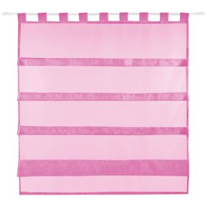 Bestlivings Sky Gardine Raffoptik Schlaufe 100 cm x 110 cm Pink