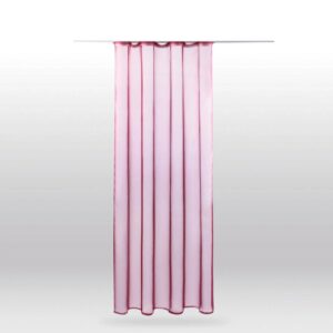 Bestlivings Dekoschal Noella mit Universalband Transparent 140 cm x 245 cm Bordeaux