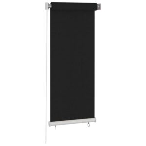 vidaXL Außenrollo 60x140 cm Schwarz