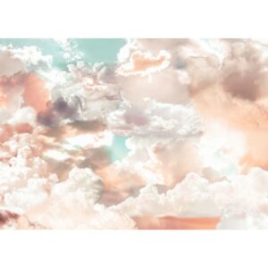 Komar Fototapete Mellow Clouds Rosa und Blau 350 x 250 cm 611637