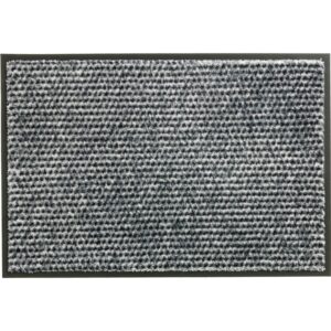 Schöner Wohnen Sauberlaufmatte Miami 50 cm x 70 cm Punkte Silber