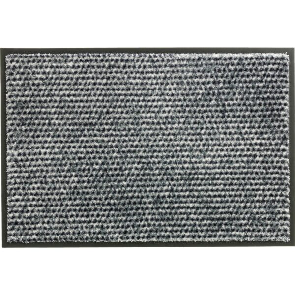 Schöner Wohnen Sauberlaufmatte Miami 50 cm x 70 cm Punkte Silber