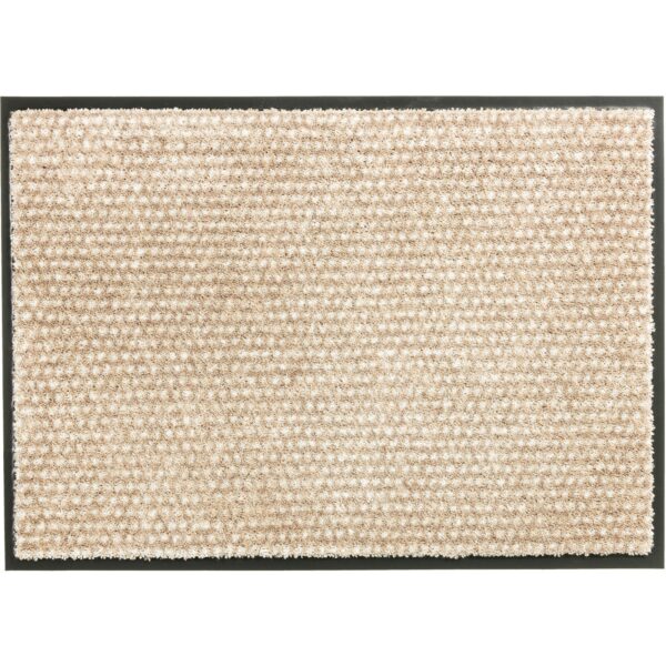 Schöner Wohnen Sauberlaufmatte Miami 67 cm x 100 cm Punkte Beige