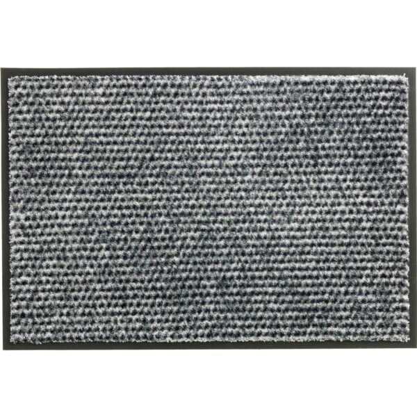 Schöner Wohnen Sauberlaufmatte Miami 67 cm x 100 cm Punkte Silber