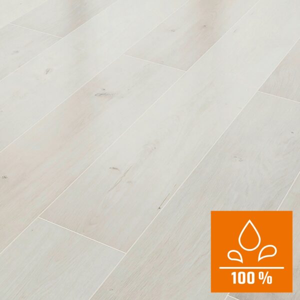 Classen Laminatboden Wasserresistent Oak White Mix Landhausdiele