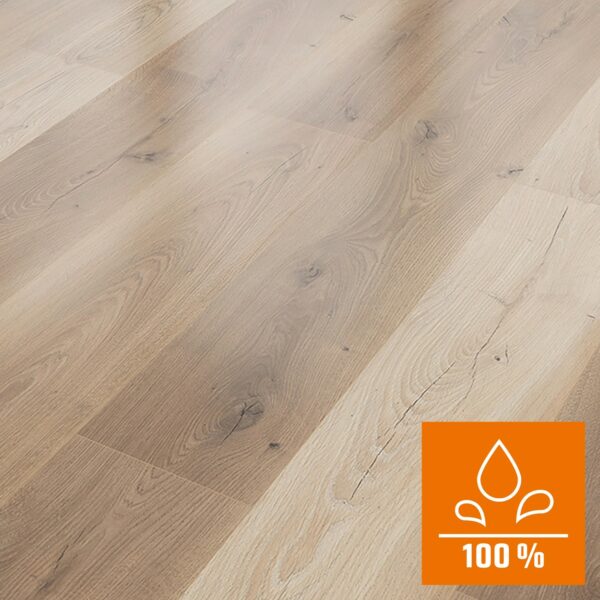 Classen Laminatboden Wasserresistent Oak Light Brown Mix Landhausdiele