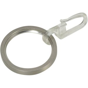 Mydeco Gardinen-Ringe Edelstahl-Optik Ø 4 cm für Ø 2 cm Gardinenstangen