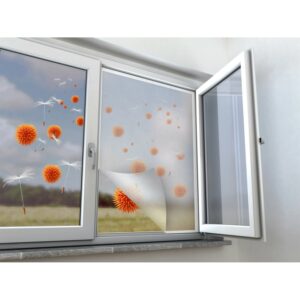 Pollenschutznetz Fenster Anthrazit 130 x 150 cm