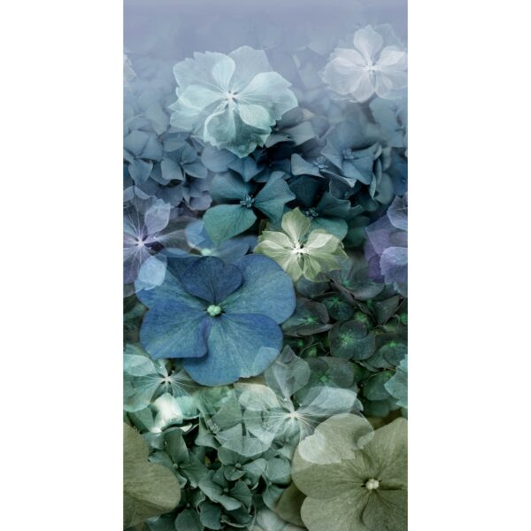 Erismann Fototapete Hydrangea 150 cm x 280 cm Blau