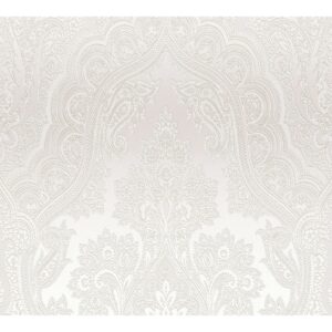 A.S. Création Vliestapete Barock Ornament Weiß Silber Elegant FSC®