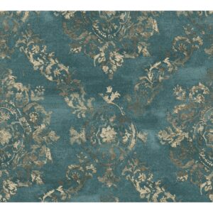 A.S. Création Vliestapete Barock Ornament Grün Blau Vintage FSC®