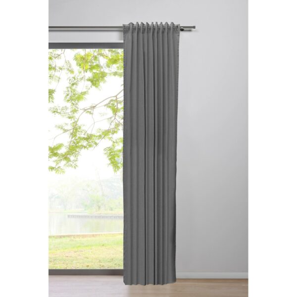 mydeco Ösenschal Breeze Grau 300 cm x 135 cm