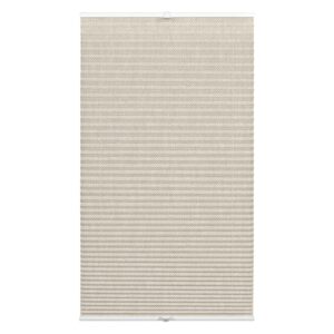 Wohnidee Plissee mit 2 Bedienschienen Beige 60 cm x 130 cm