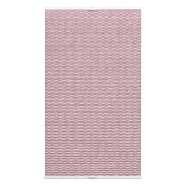 Wohnidee Plissee mit 2 Bedienschienen Rosa 80 cm x 210 cm