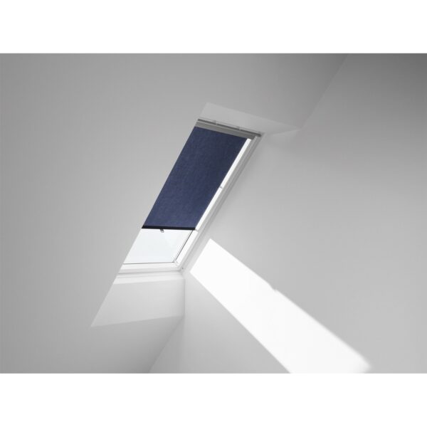 Velux Sichtschutzrollo mit Haltekrallen RHL UK00 9050 Blau