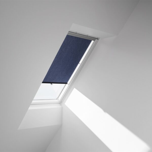 Velux Sichtschutzrollo mit Haltekrallen RG 047 9050 Blau