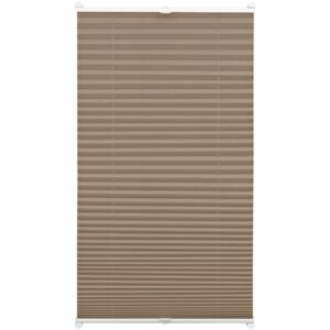 Gardinia EasyFix Plissee mit 2 Bedienschienen 100 cm x 130 cm Taupe