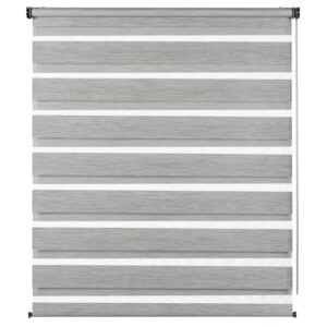 Gardinia Doppelrollo de Luxe 80 cm x 180 cm Grau