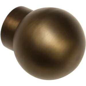 Gardinia Endstück Windsor Ball für Ø 25 mm Bronze 2-er Pack