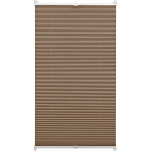 Gardinia EasyFix Plissee mit 2 Bedienschienen 80 cm x 130 cm Taupe