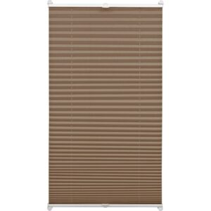 Gardinia EasyFix Plissee mit 2 Bedienschienen 50 cm x 130 cm Taupe