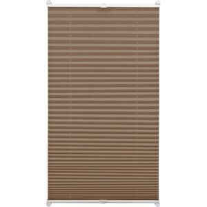 Gardinia EasyFix Plissee mit 2 Bedienschienen 70 cm x 130 cm Taupe