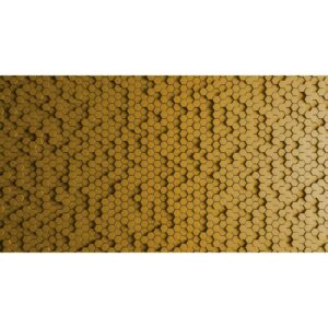 Fototapete  3D Honeycomb Gelb 5