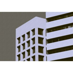 Fototapete  3D Skyscraper Grau Schwarz Braun 4