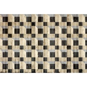 Fototapete  3D Abstrakt Modern  Beige Schwarz 4