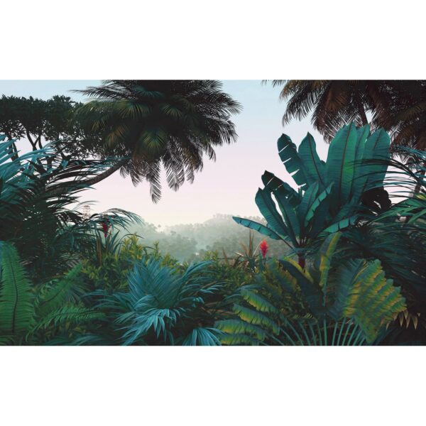 Komar Vliesfototapete Jungle Morning 400 cm x 250 cm