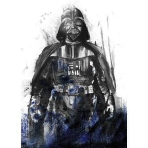 Komar Vliesfototapete Star Wars Watercolor Vader 200 cm x 280 cm