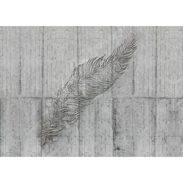 Komar Vliesfototapete Concrete Feather 350 cm x 250 cm